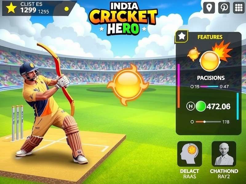 India Cricket Archery Hero features showcase