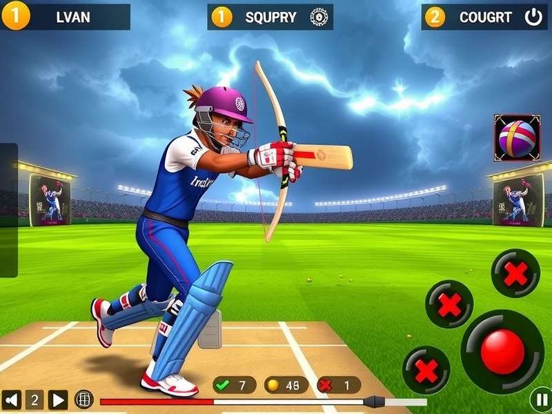 India Cricket Archery Hero progression system